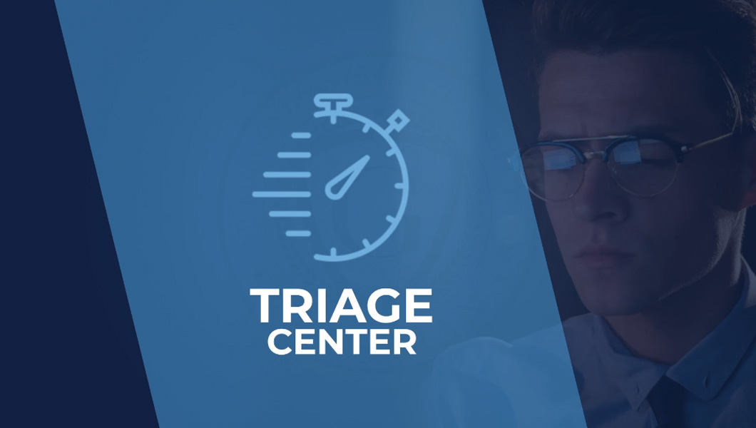 Watch the Triage Center video